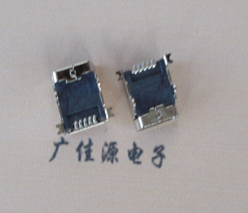石碣镇 MINI USB 5PF 90°SMT前插后贴电源接口