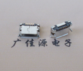 石碣镇Micro USB卷口 B型(无柱）插板脚间距6.4普通端子