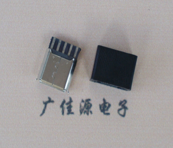 石碣镇麦克-迈克 接口USB5p焊线母座 带胶外套 连接器