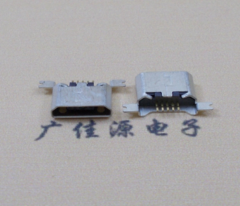 石碣镇MK USB B Type 沉板0.9母座后两脚SMT口不卷边
