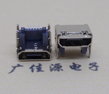 石碣镇MICRO USB 5P母座 SMT垫高 L=4.15双壳