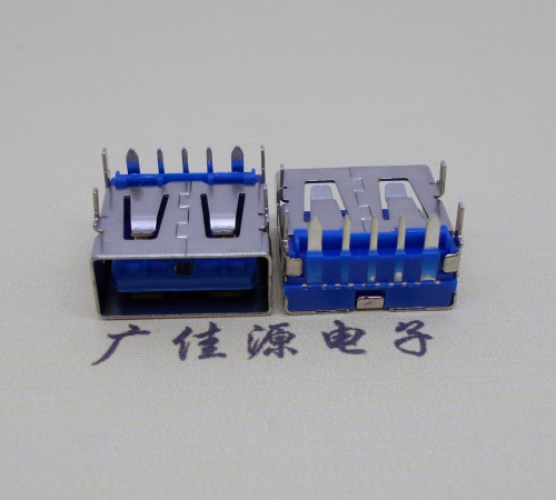 石碣镇 USB5安大电流母座 OPPO蓝色胶芯,快速充电接口