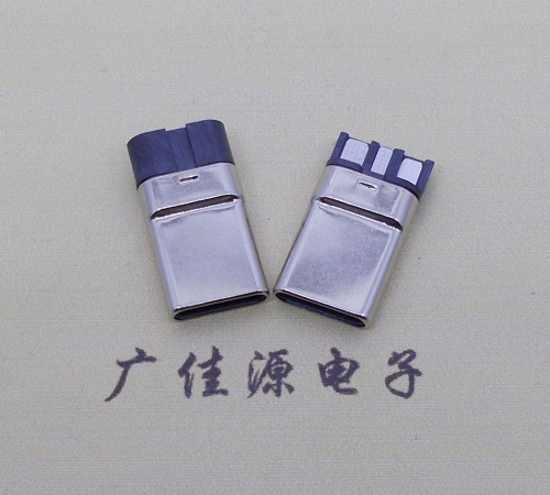 石碣镇焊线式 type c11p拉伸公头连接器总体长15.9mm